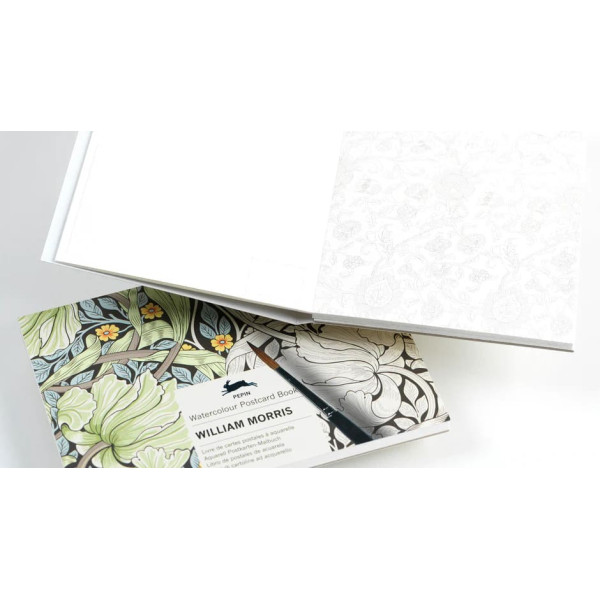 Watercolour Postcard Book - William Morris