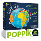 Poppik 3D Σφαίρα με Aυτοκόλλητα - Σημαίες