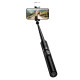 Hoco K34 Selfie Stick Tripod με Τηλεκοντρόλ + LED light (Μαύρο)