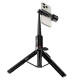 Hoco K34 Selfie Stick Tripod με Τηλεκοντρόλ + LED light (Μαύρο)