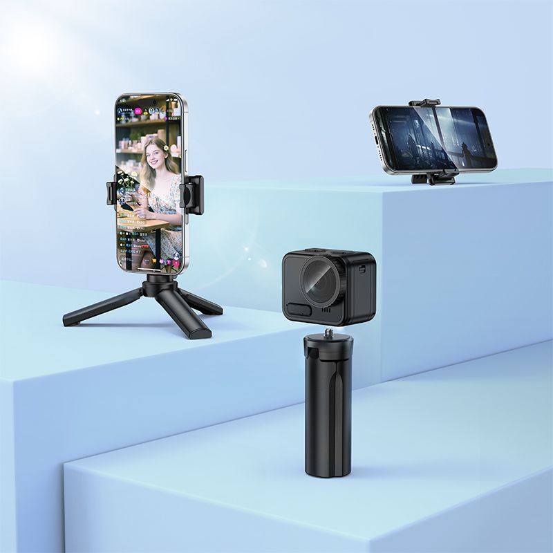 Hoco K100 Selfie stick tripod (Μαύρο)