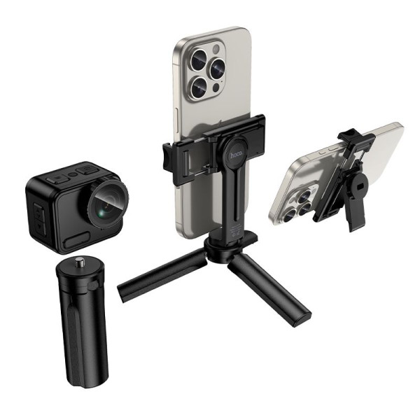 Hoco K100 Selfie stick tripod (Μαύρο)