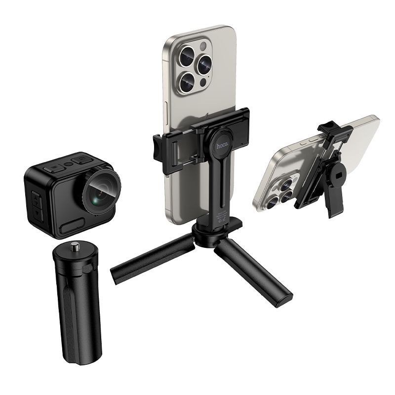 Hoco K100 Selfie stick tripod (Μαύρο)