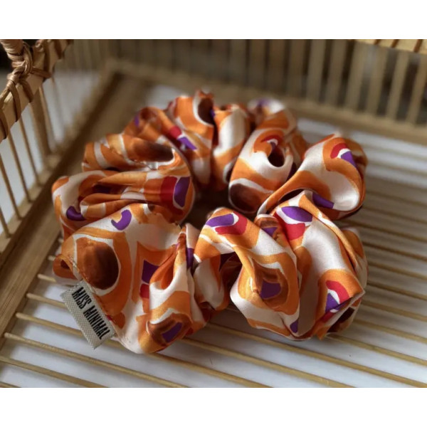 Miss Minimal Scrunchie Althea Rose Satin