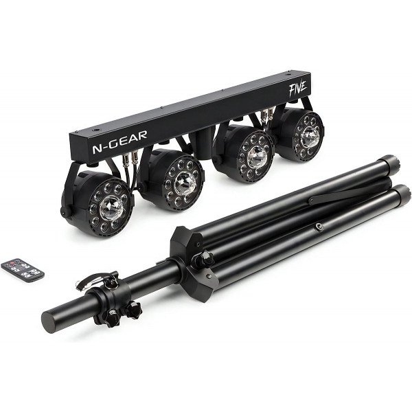Βάση με Φώτα - N-Gear PB-FIVE RGBW Party  Light με DMX & Sound Control