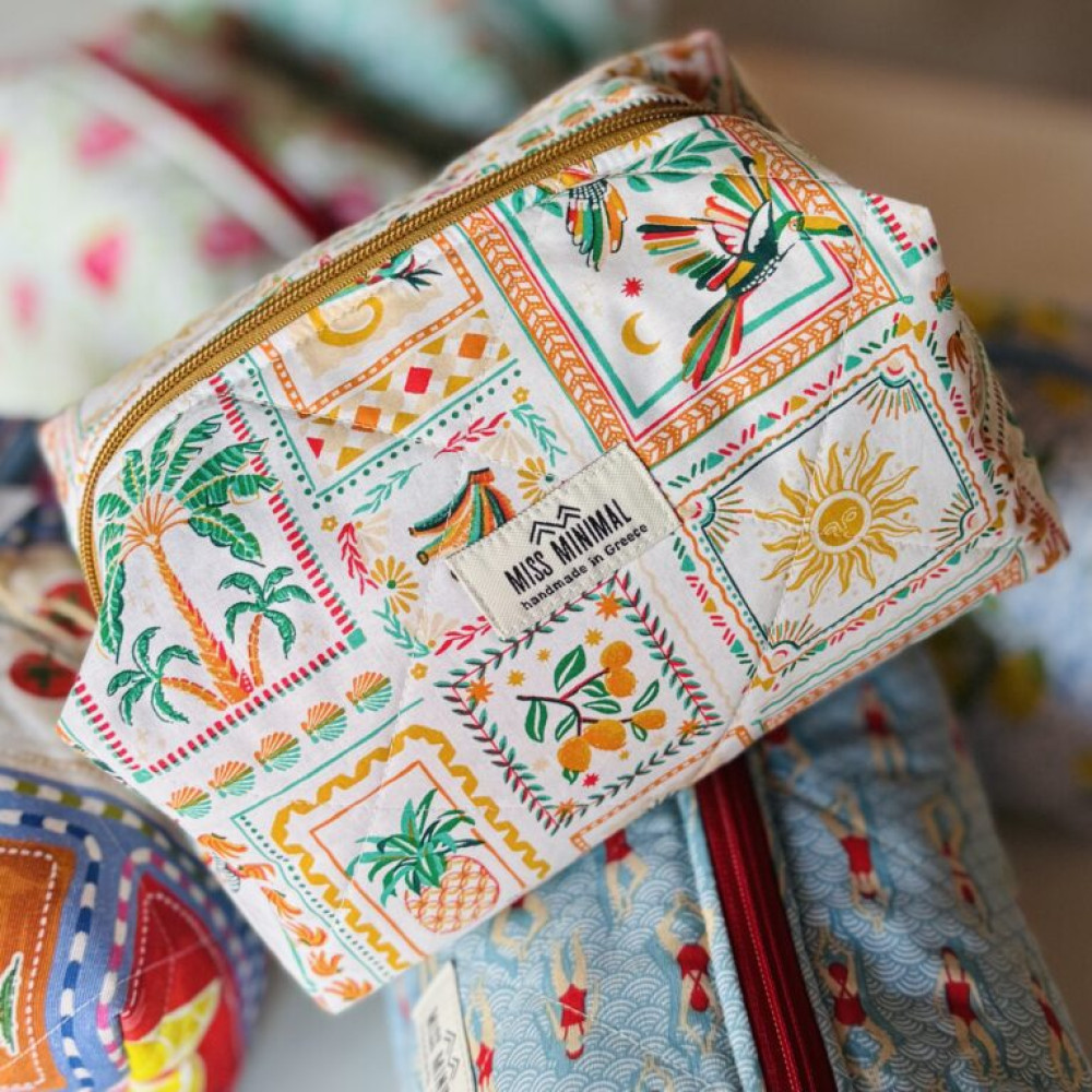 Miss Minimal Zipper Box Νεσεσέρ Caribbean (22 x 13 x 23 cm)
