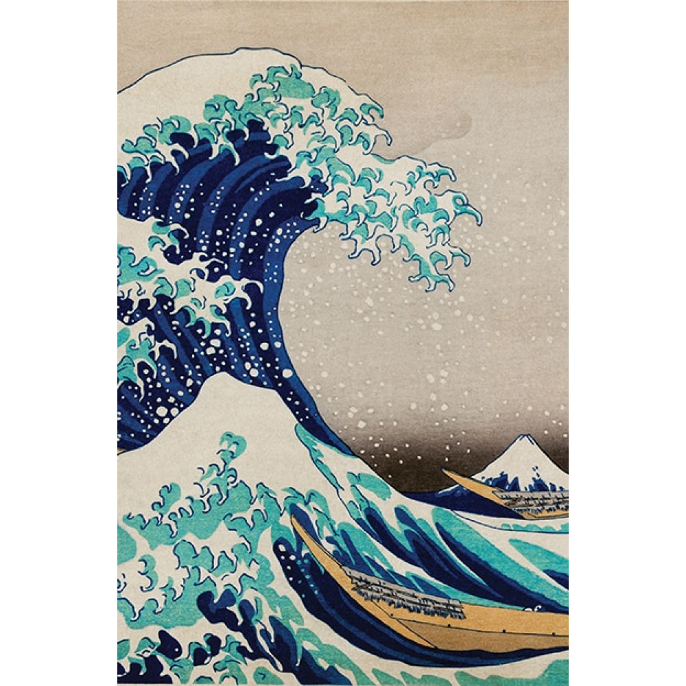 Brainfood Σημειωματάριο Hokusai – Wave (14 x 21 cm)