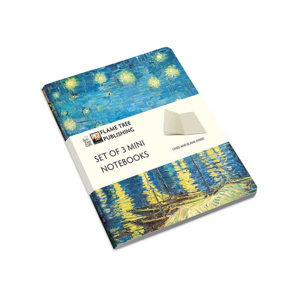 Brainfood Σημειωματάριο Vincent van Gogh Σετ 3 Mini Notebooks