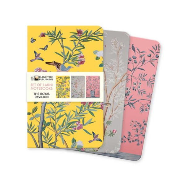 Brainfood Σημειωματάριο Royal Pavilion, Brighton Σετ 3 Mini Notebooks