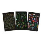Brainfood Σημειωματάριο Anna Stead: Herbals Σετ 3 Mini Notebooks