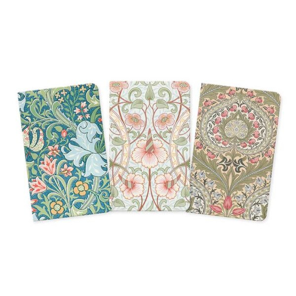 Brainfood Σημειωματάριο William Morris Gallery Σετ 3 Mini Notebooks