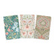 Brainfood Σημειωματάριο William Morris Gallery Σετ 3 Mini Notebooks