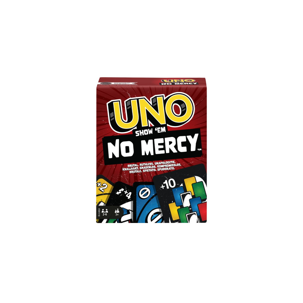 Mattel UNO No Mercy - Επιτραπέζιο Παιχνίδι με Κάρτες  (HWV18)