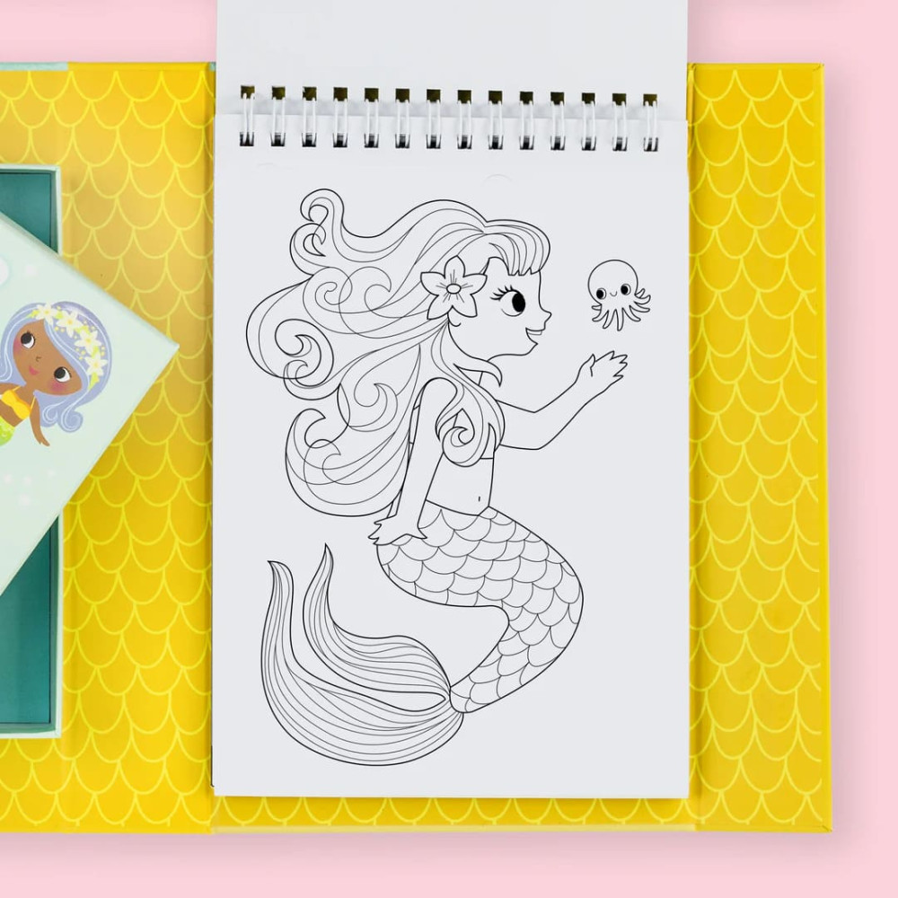 Tiger Tribe Σετ Δραστηριοτήτων – Colouring Set Mermaids