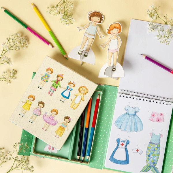Tiger Tribe Σετ Δραστηριοτήτων – Paper Doll Kit