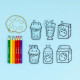 Tiger Tribe Shrinkorama – Charm Bracelet: Kawaii Drinks
