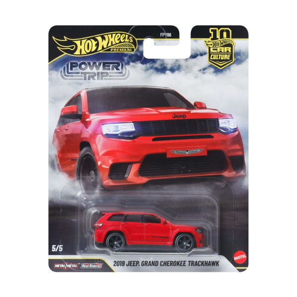 Mattel Hot Wheels Premium: Power Trip - 2019 Jeep Grand Cherokee Trackhawk (JKF28)