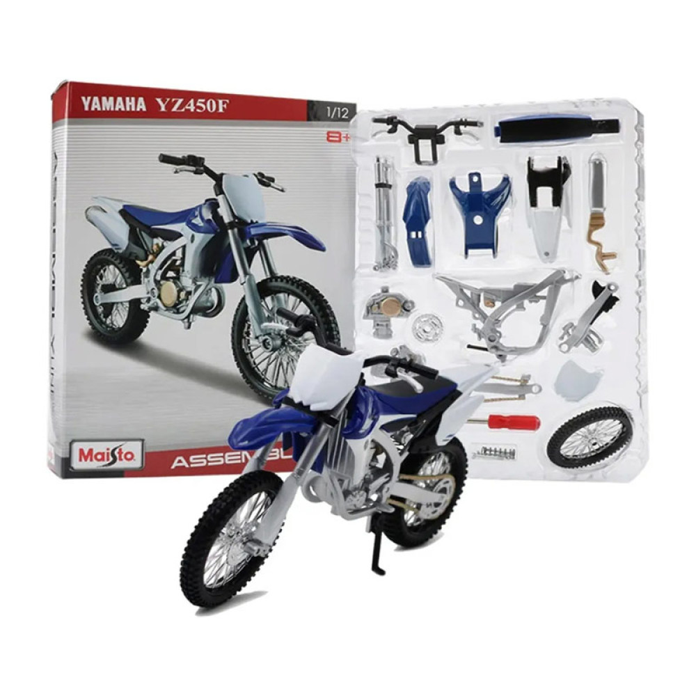 Maisto Assembly Line Yamaha YZ450F 1/12