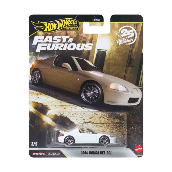 Mattel Hot Wheels Premium: Fast & Furious - 1994 Honda DEL SOL Vehicle (JHW63)