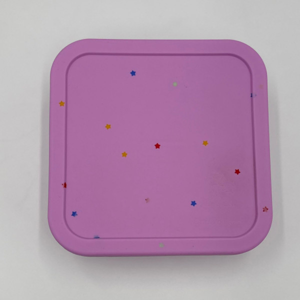 Dodo's Land FabFour Bento Box Φαγητοδοχείο Σιλικόνης με 4 Αποσπώμενα Χωρίσματα – Starlight Pink