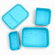 Dodo's Land Smart Duo Bento Box Φαγητοδοχείο Σιλικόνης με 2 Αποσπώμενα Χωρίσματα – Starlight Blue