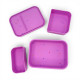 Dodo's Land Smart Duo Bento Box Φαγητοδοχείο Σιλικόνης με 2 Αποσπώμενα Χωρίσματα – Starlight Pink