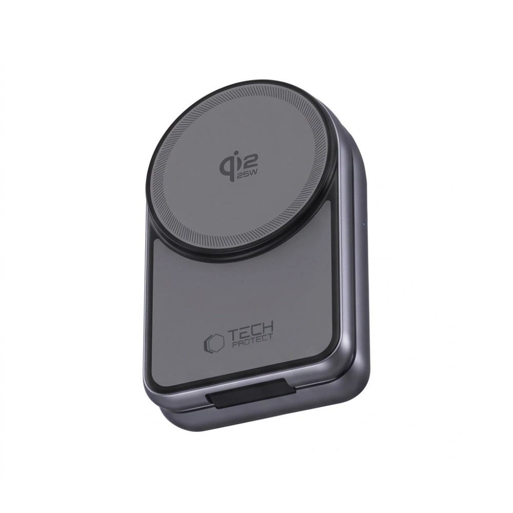 Tech-Protect A53 3IN1 Magnetic Magsafe Φορτιστής 25W QI2.2 (Dark Grey)
