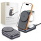 Tech-Protect A53 3IN1 Magnetic Magsafe Φορτιστής 25W QI2.2 (Dark Grey)
