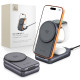 Tech-Protect A53 3IN1 Magnetic Magsafe Φορτιστής 25W QI2.2 (Dark Grey)