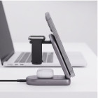 Tech-Protect A53 3IN1 Magnetic Magsafe Φορτιστής 25W QI2.2 (Dark Grey)