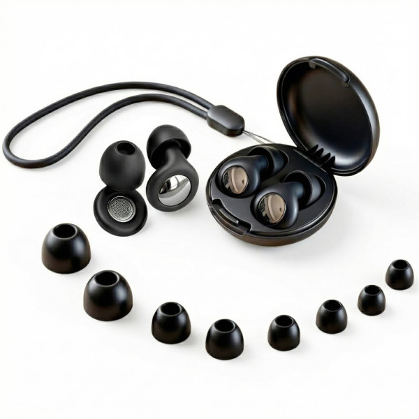 Tech-Protect Quietfit Ωτοασπίδες Σιλικόνης (Μαύρο)