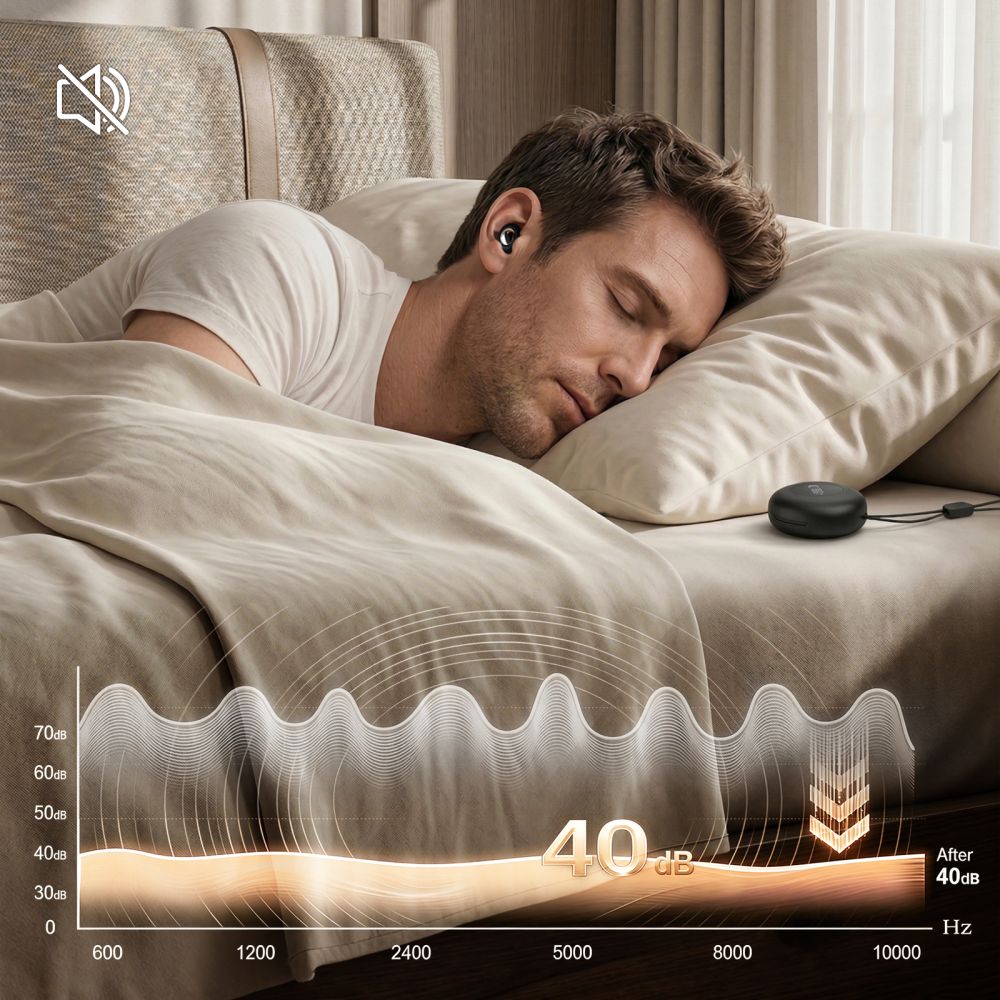 Tech-Protect Quietfit Ωτοασπίδες Σιλικόνης (Μαύρο)