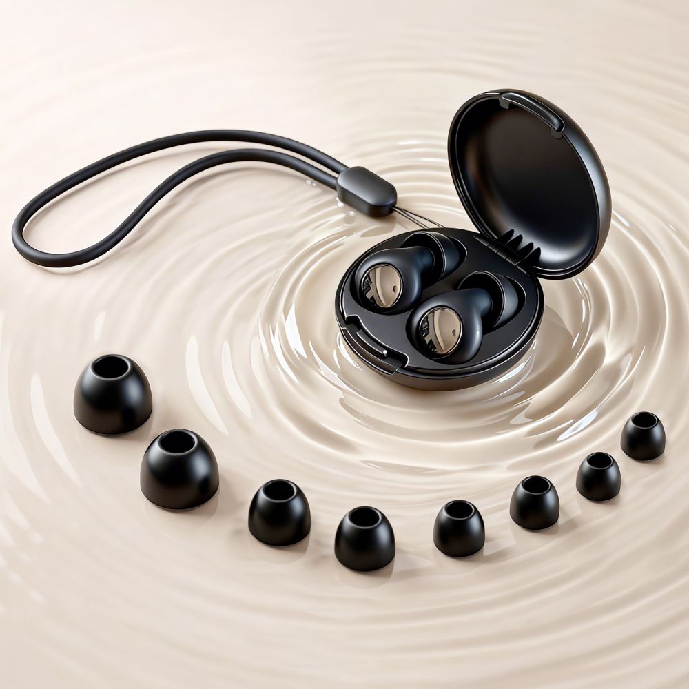 Tech-Protect Quietfit Ωτοασπίδες Σιλικόνης (Μαύρο)