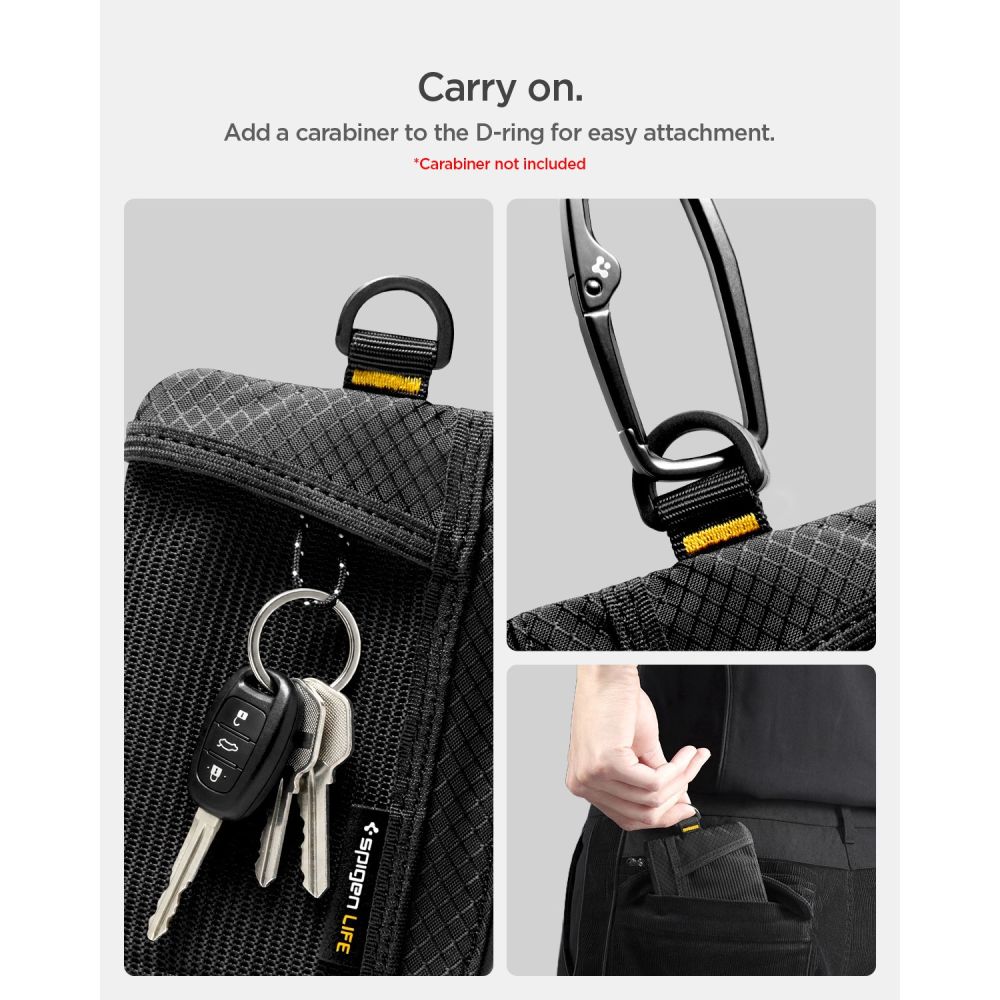 Spigen LF300 SOFT RFID Card Holder (Μαύρο)