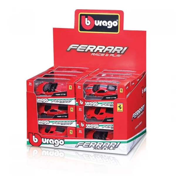 Bburago Ferrari Race & Play 1/64 (τμχ)