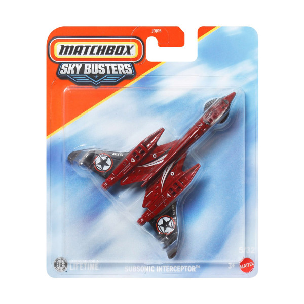 Mattel Matchbox Sky Busters: Subsonic Interceptor (JJW24) 5/32