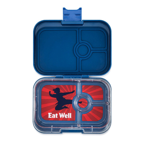 Yumbox Panino Φαγητοδοχείο με 4 χωρίσματα (Ninja Blue - Kung Fu)