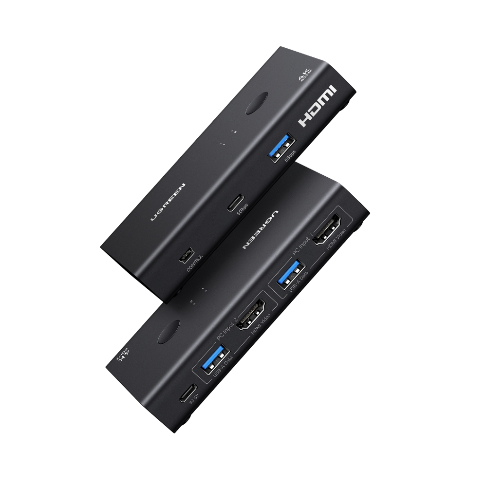 UGreen AK502/75246 HDMI KVM Switch 2 in 1 Out