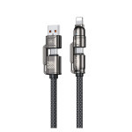 Καλώδιο Φόρτισης WK WDC-50 4 σε 1 PD 240W 1m (Γκρι)