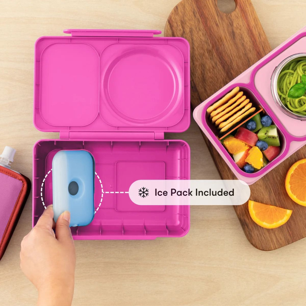 OmieBox Up Φαγητοδοχείο με 2 Ζώνες Θερμοκρασίας 1.15lt (Pop Pink)