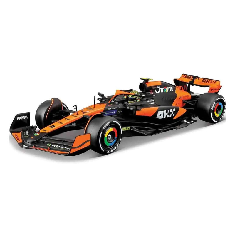 Bburago Συναρμολογούμενο μοντέλο (kit) McLaren MCL38 Miami Grand Prix 2024 - #4 Lando Morris 1/24