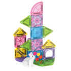 Magna-Tiles microMAGS Spring Garden Travel 24 Τεμάχια – Μαγνητικά Πλακίδια STEM για Ταξίδι