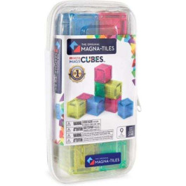 Magna-Tiles microMAGS Cubes 9 Τεμάχια – Μαγνητικά Πλακίδια STEM για Ταξίδι