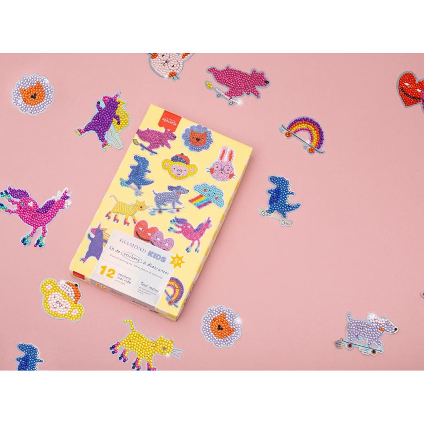 Petite Epicerie Δημιουργικό Σετ Diamond Painting για Παιδιά – Stickers cool ride
