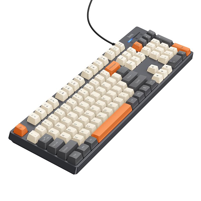 Hoco GM61 Ενσύρματο Πληκτρολόγιο 3-color (white, grey, orange)