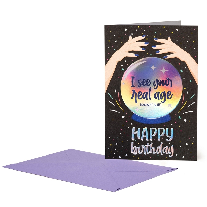 Legami Ευχετήρια Κάρτα - Large - Happy Birthday CRYSTAL BALL (11,5 x 17 cm)
