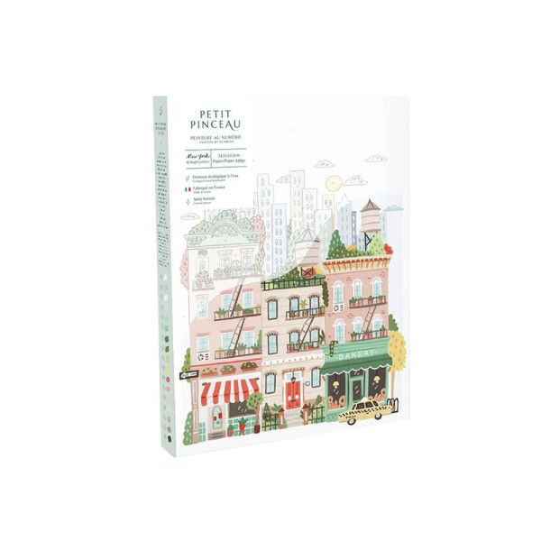 Petite Epicerie Σετ Ζωγραφικής με Αριθμούς -  New York par Hoglet & Co