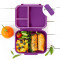 Lekkabox Classic Mini Φαγητοδοχείο Tritan με 3 χωρίσματα (Lilac)