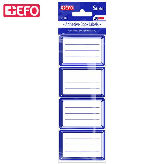 +Efo Ετικέτες Αυτοκόλλητες Sticki Μαθητικές 20τεμ