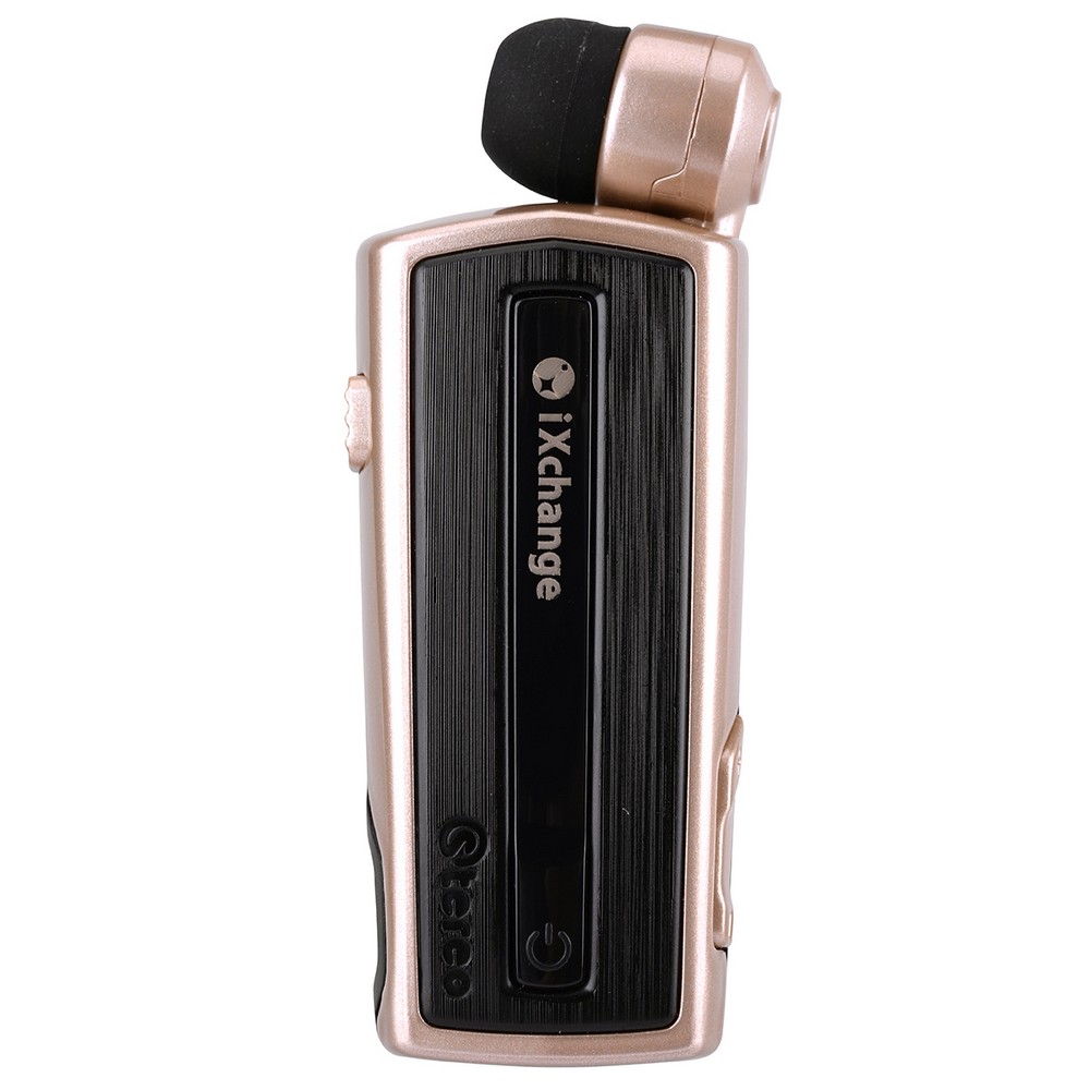 iXchange UA-28 V2.0 In-ear Bluetooth Handsfree με δόνηση (Gold)